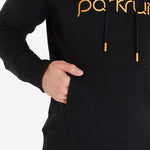 parkrun mens overhead hoody - black