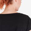 parkrun womens t-shirt - black