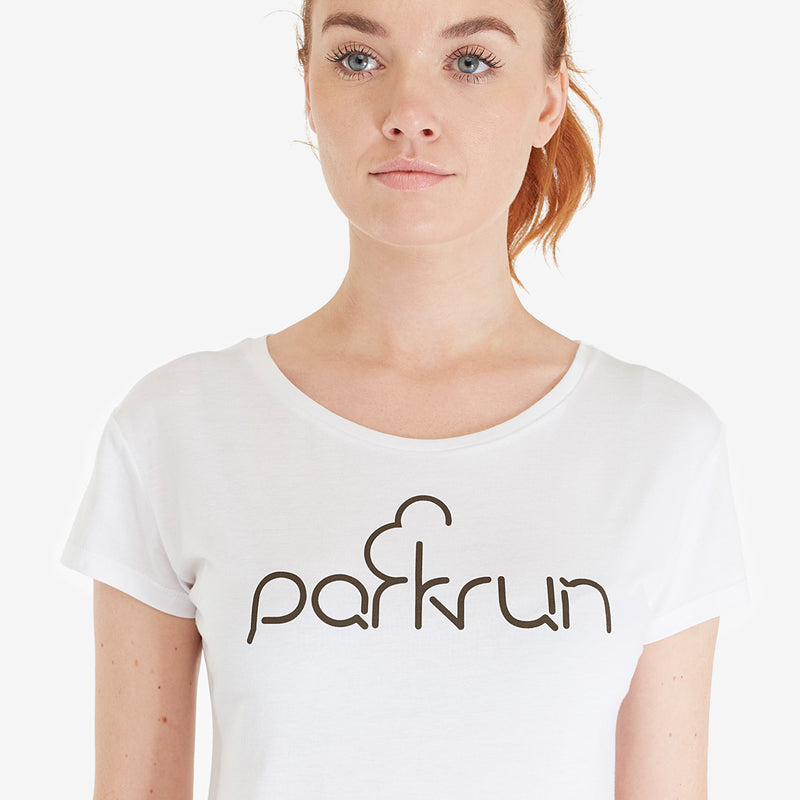 parkrun Womens Cotton T-Shirt - White