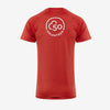 parkrun Milestone Mens Volunteer T-Shirt 50 - Red