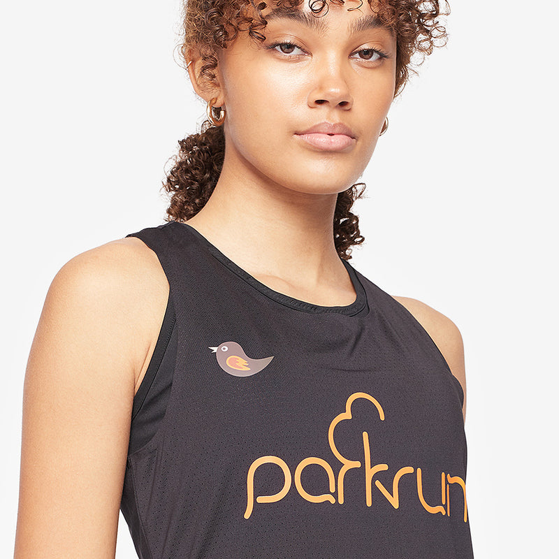 parkrun Womens Overhead Hoody - Charcoal Marl - parkrun Shop