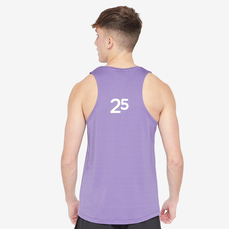 parkrun Milestone Mens Vest 25 - Purple