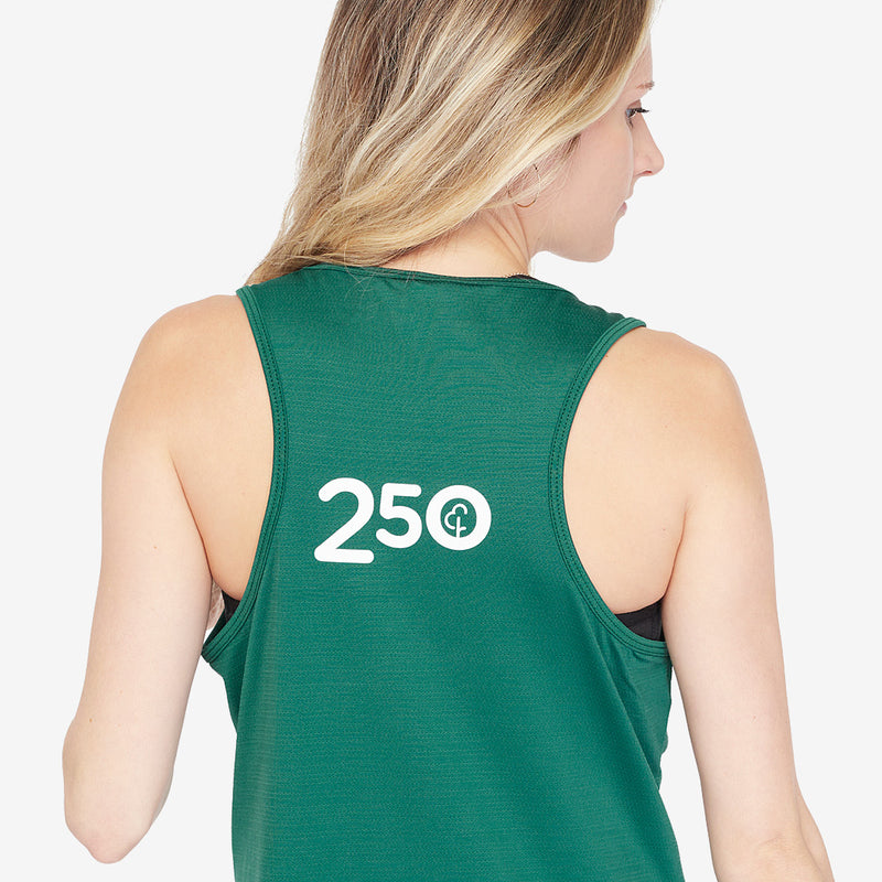 parkrun Milestone Womens Vest 250 - Green