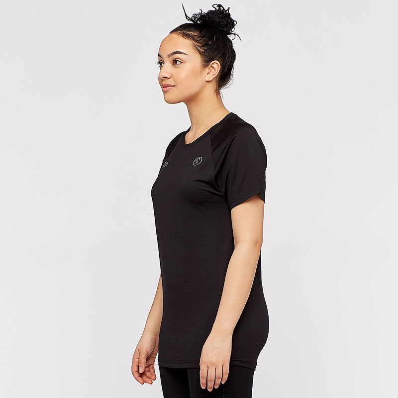 parkrun Milestone Womens T-Shirt 100 - Black
