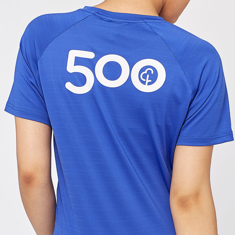 parkrun Milestone Womens T-Shirt 500 - Royal