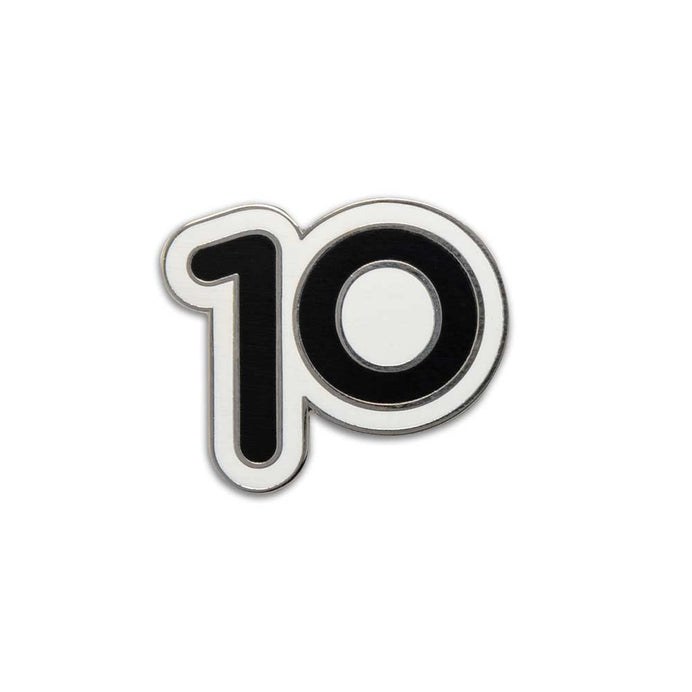 Run/Walk 10 Milestone Pin Badge