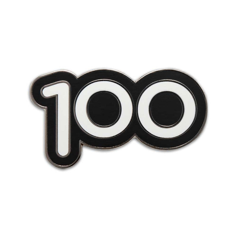 Run/Walk 100 Milestone Pin Badge