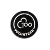 Volunteer 100 Pin Badge