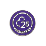 Volunteer 25 Pin Badge
