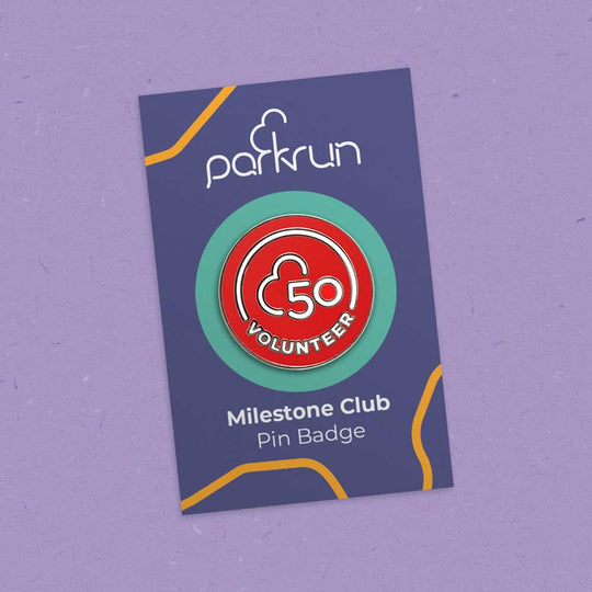Volunteer 50 Pin Badge