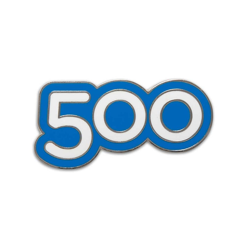 Run/Walk 500 Milestone Pin Badge